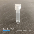 Vial criogénico de 2 ml tubo de transporte de 2 ml
